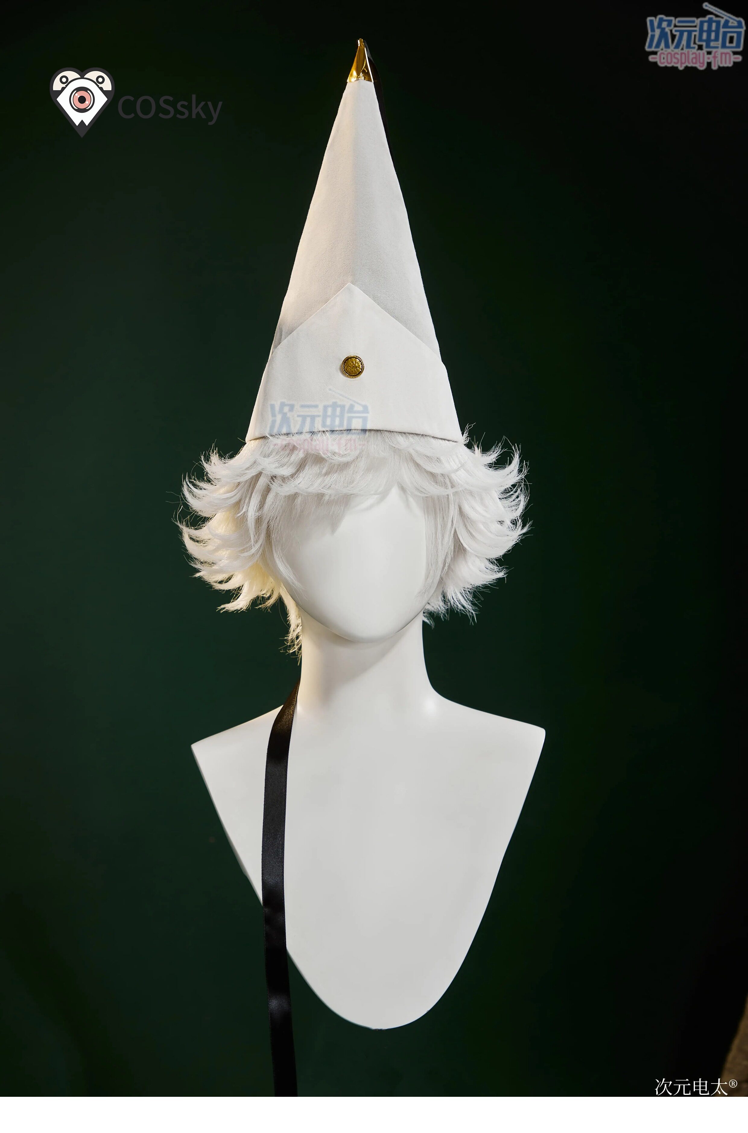 Qifrey Cosplay Anime Witch Hat - Anime Cosplay Wig ulasan dan harga