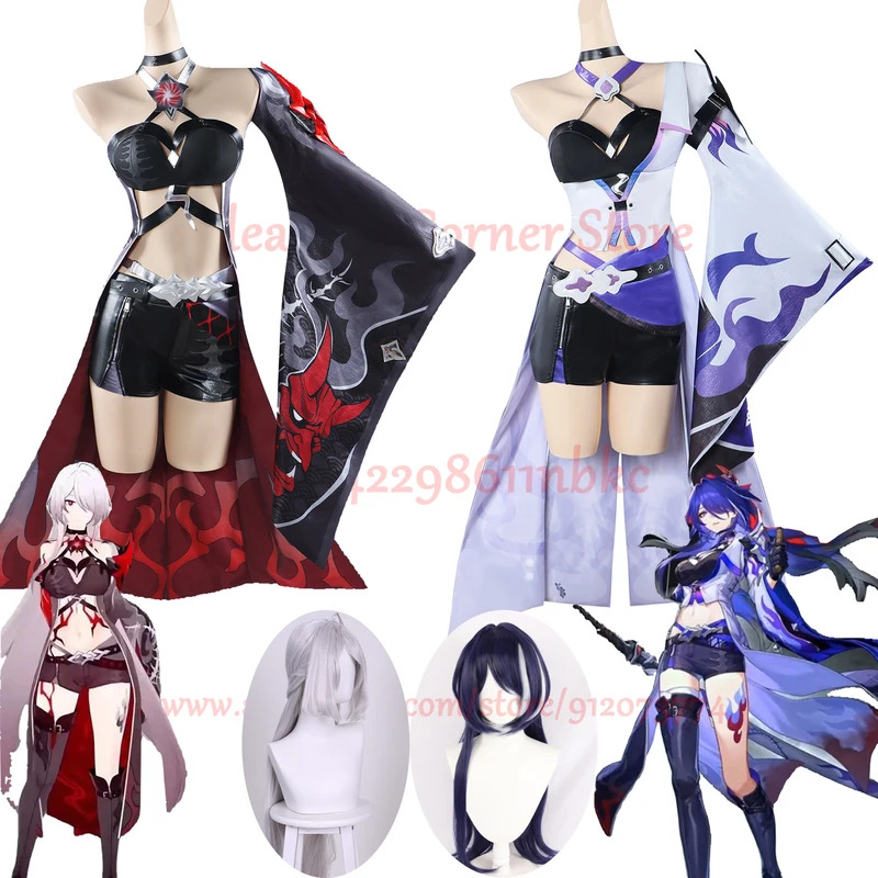 In Stock Acheron Cosplay Costu - Anime Cosplay Youtube Shorts ulasan dan harga