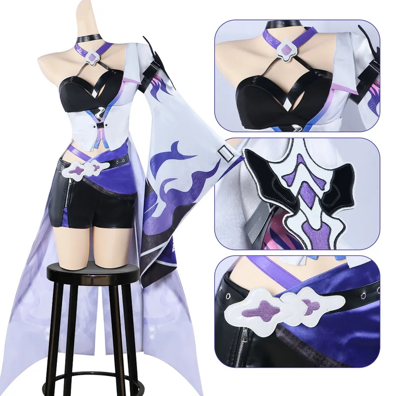 In Stock Acheron Cosplay Costu - Anime Cosplay Youtube Shorts ulasan dan harga