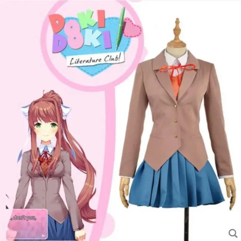 Sayori Yuri Natsuki Monika Cos - Anime Cosplay Youtube Shorts ulasan dan harga