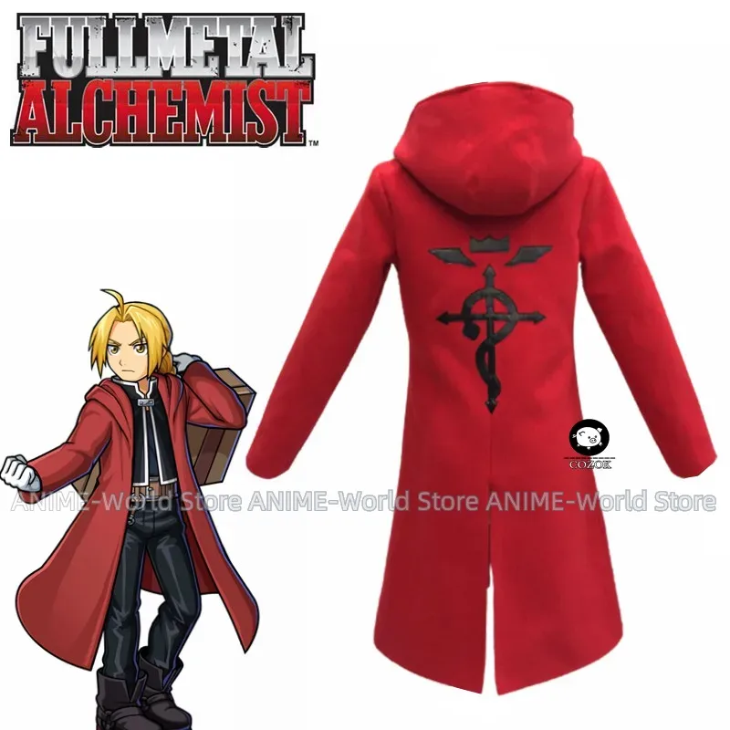 Anime Full Metal Alchemist Cos - Fullmetal Alchemist Coat ulasan dan harga
