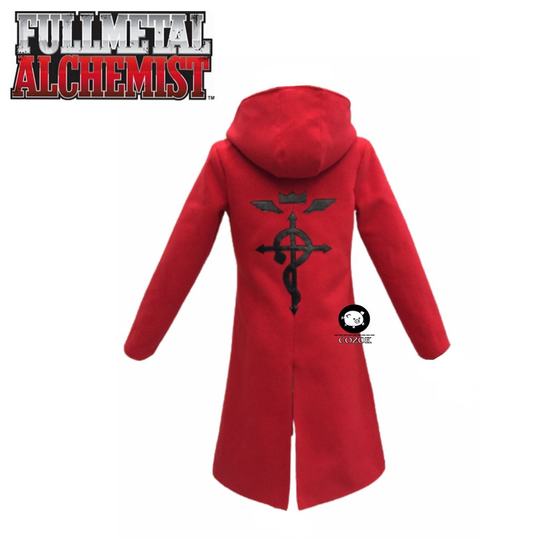 Anime Full Metal Alchemist Cos - Fullmetal Alchemist Coat ulasan dan harga