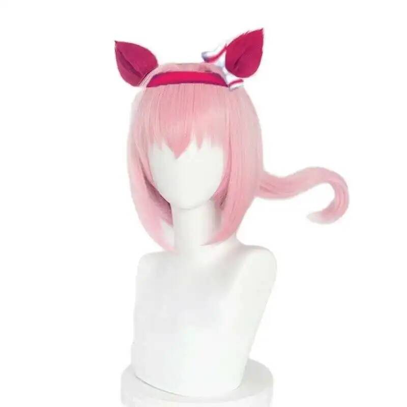 Uma Musume Haru Urara Cosplay  - Anime Cosplay Wig ulasan dan harga