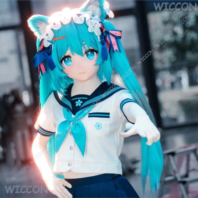 Kigurumi Female Face Mask Anim - Anime Cosplay Diy ulasan dan harga