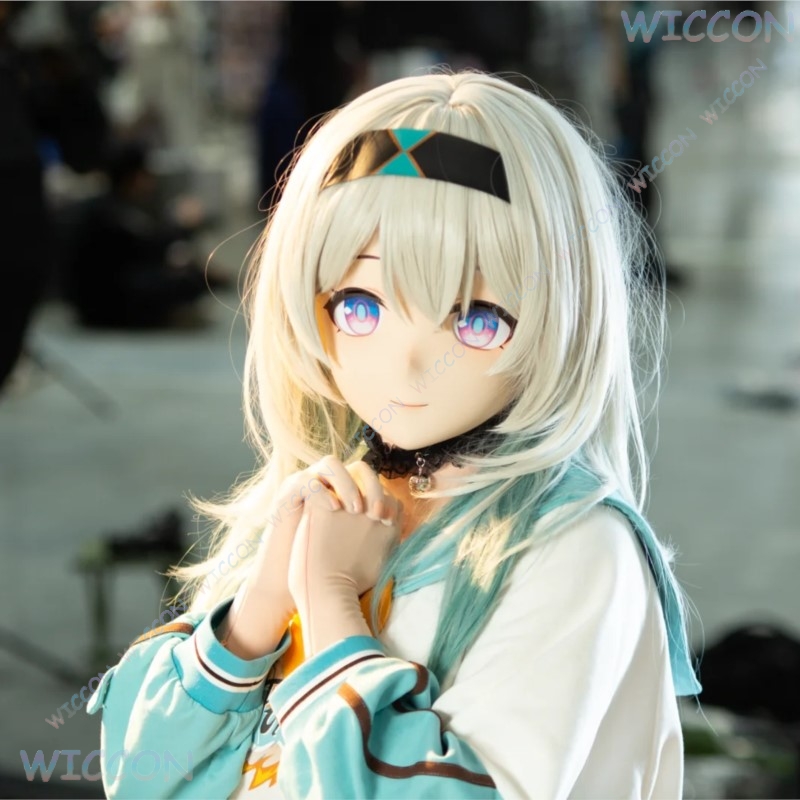 Kigurumi Female Face Mask Anim - Anime Cosplay Diy ulasan dan harga