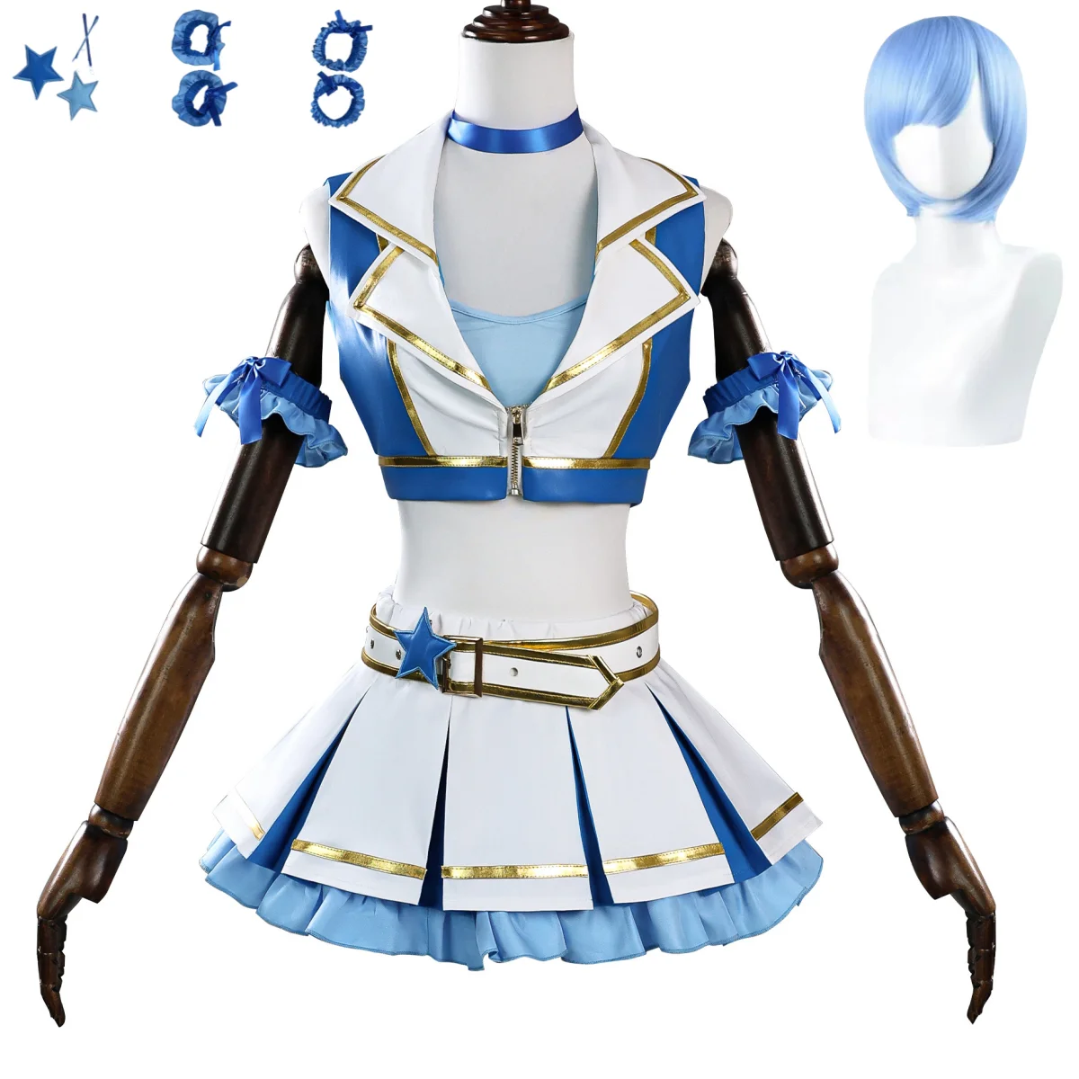 Anime Re:Life in A Different W - Re Zero Rem Wig ulasan dan harga