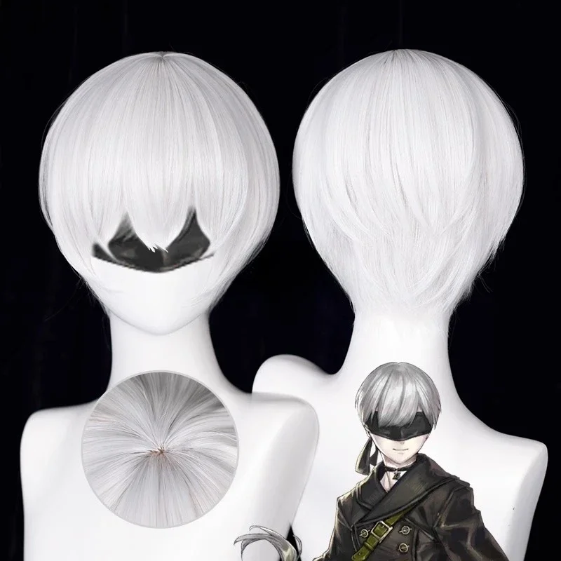 Anime 9S Cosplay Wig 2b Wig Wh - Cosplay Anime White Hair ulasan dan harga